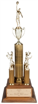 1962 Dave Bing BNAI BRITH All Star "Most Valuable Player" Trophy (Bing LOA)